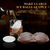 Football Ball Freezer Silicone Whiskey Ice Cube Tray with Lid